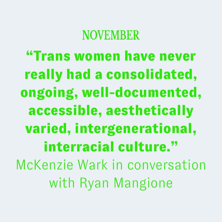 November McKenzie Wark