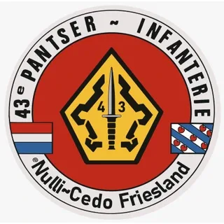 Embleem van Nulli-Cedo Friesland, 43e Pantserinfanterie