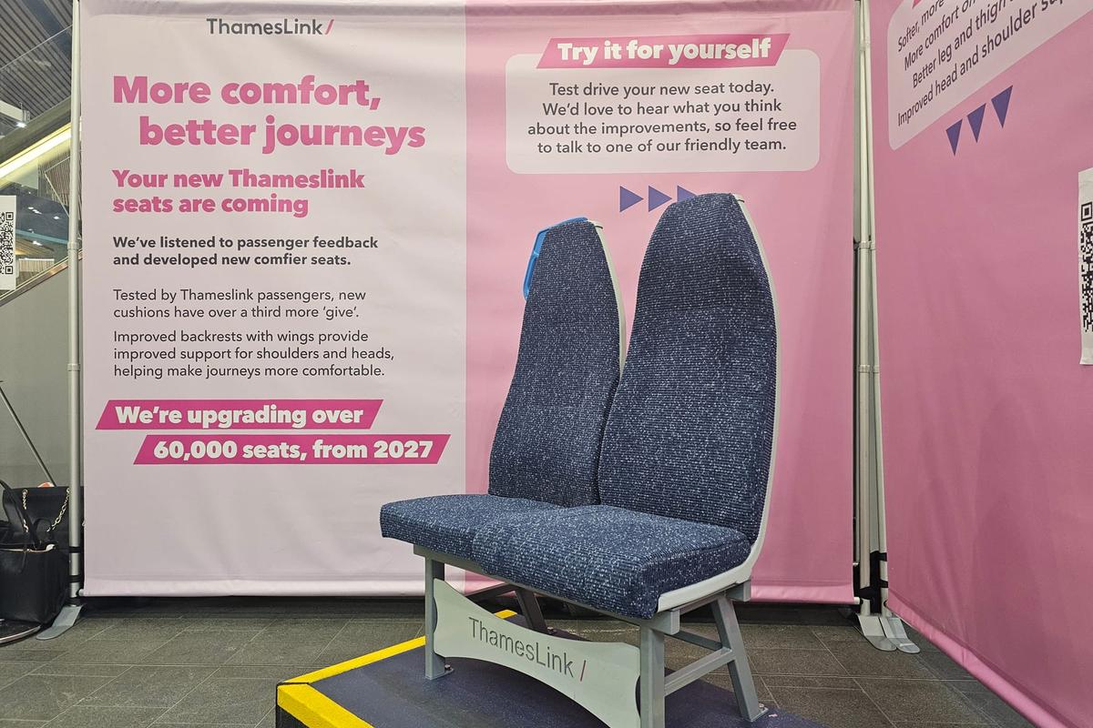 Thameslink Makes the Seat You Can't Get Slightly Softer