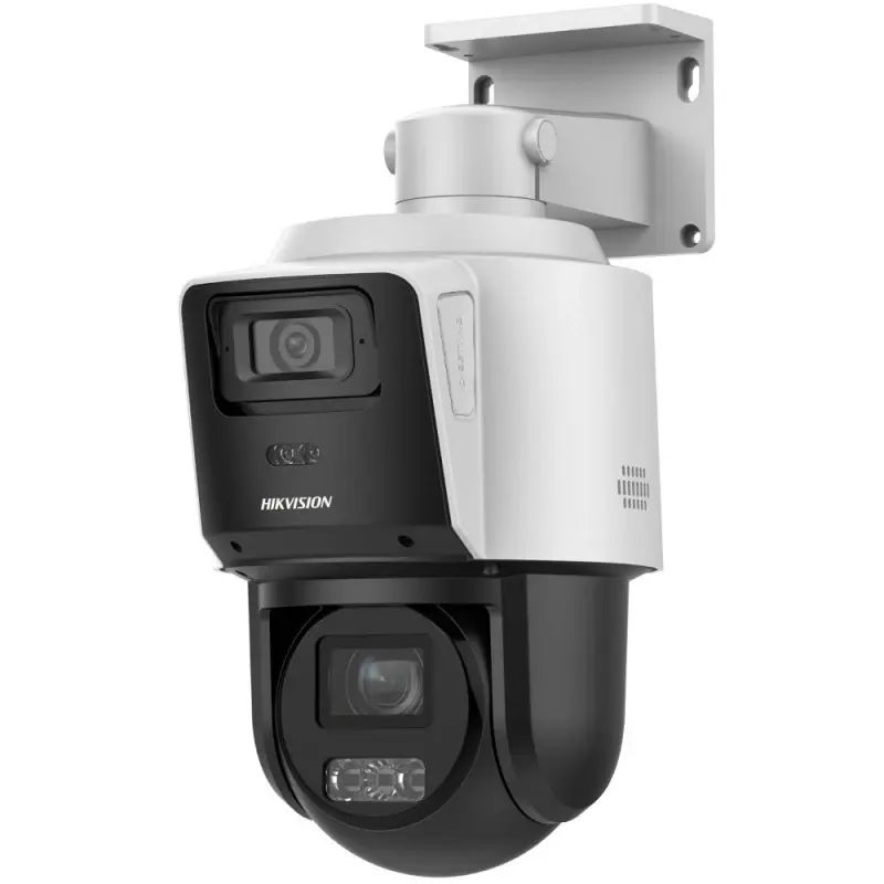 Hikvision DS-2SE3C404MWG-E/14 TandemVu 4 MP + 4 MP Çift Lensli PTZ IP Güvenlik Kamerası (4× Optik Zoom, DarkFighter, PoE+)