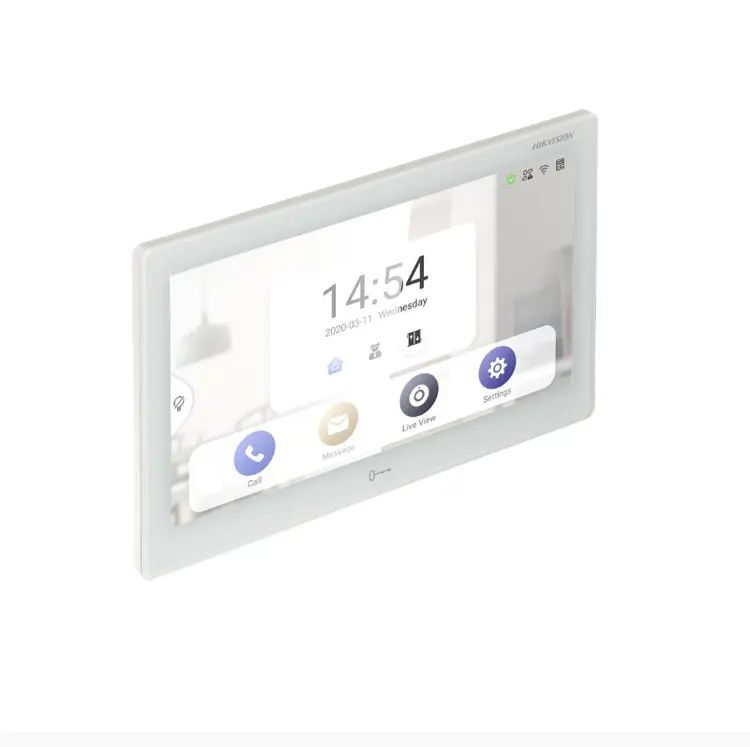Model: DS-KH9510-WTE1(B) Hikvision DS-KH9510-WTE1(B) 10.1" Dokunmatik İç Ortam İstasyon ( Wi-Fi,IP Kamera Desteği)