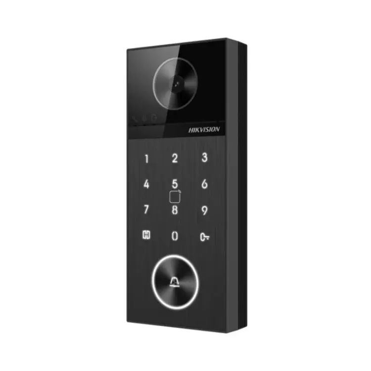 Model: DS-KV6124-WBE1 Hikvision DS-KV6124-WBE1 4 MP IP Villa Kapı İstasyonu (Wi-Fi, Bluetooth, Kart Okuyucu, Şifre, PoE, Çift Yönlü Ses)