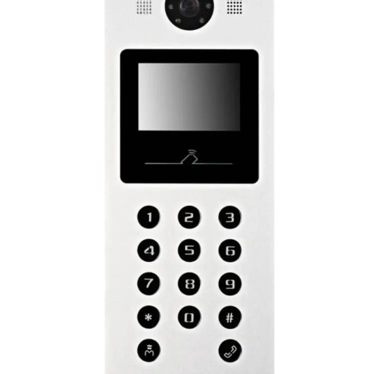 Model: DS-KD3003-E6 Hikvision DS-KD3003-E6 IP Görüntülü Diafon Dış Panel – 2MP Kamera, Kart & Şifreli Geçiş