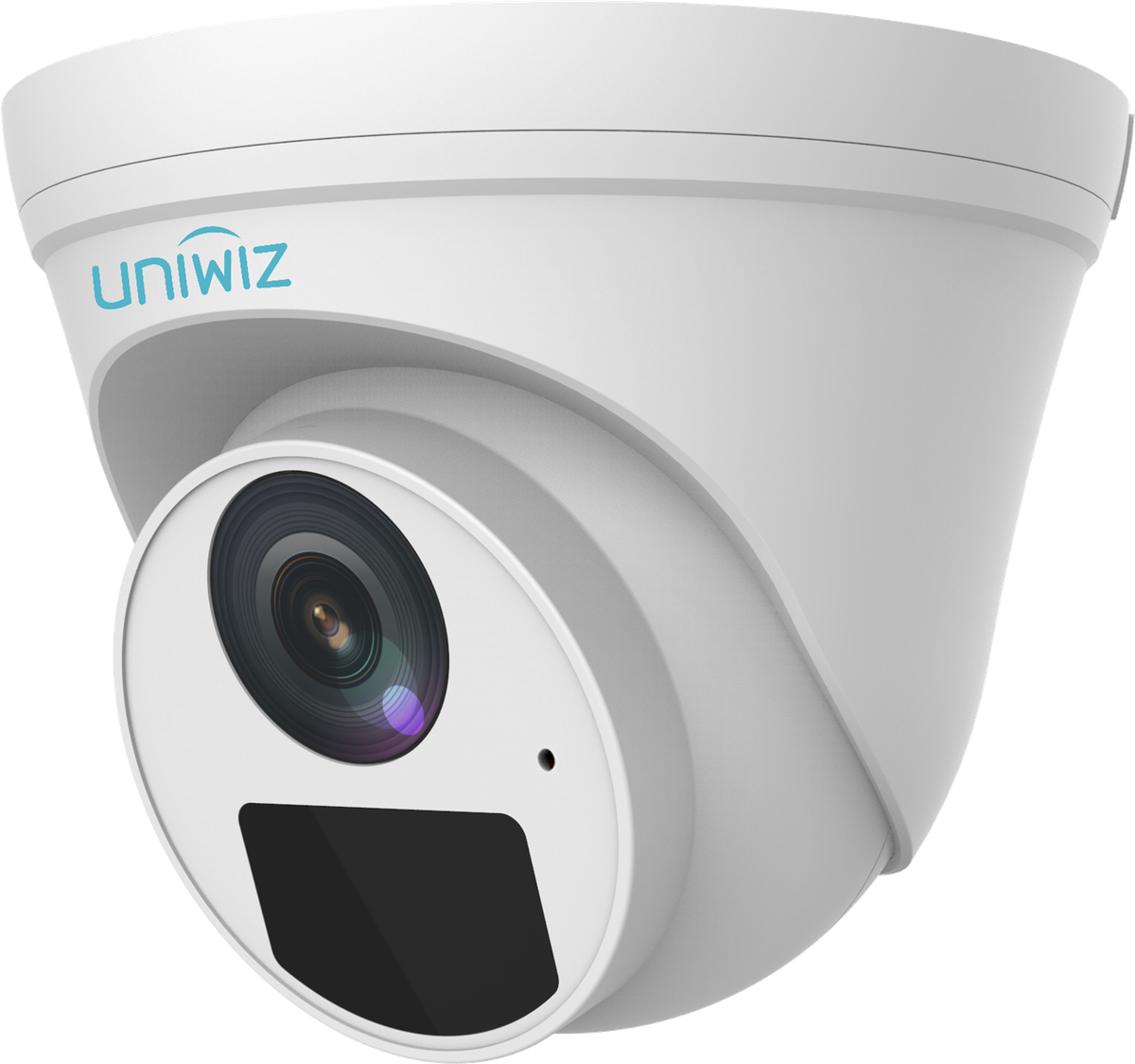 UNIWIZ IPC-T124-APF28 4.0MP 2,8 MM LENS H.265 IP67 DAHİLİ MİKROFON PLASTİK DOME IP KAMERA