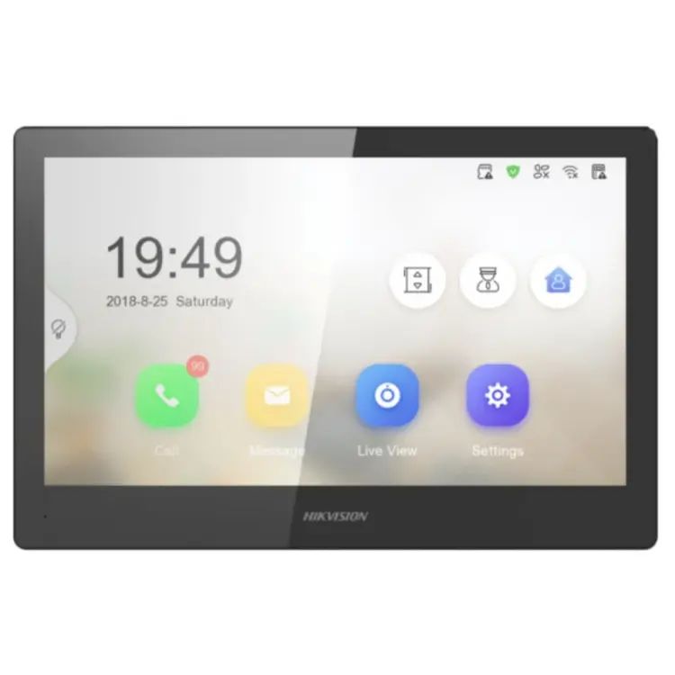Model: DS-KH8520-WTE1 Hikvision DS-KH8520-WTE1 10.1” IP Görüntülü Diafon Monitörü – WiFi & PoE, Premium Seri