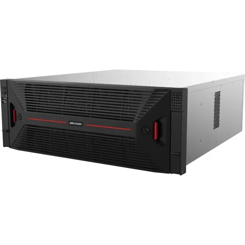 Model: DS-96128NI-H24R Hikvision DS‑96128NI‑H24R 128 Kanal 4U 8K NVR – RAID Destekli Profesyonel Ağ Kayıt Cihazı