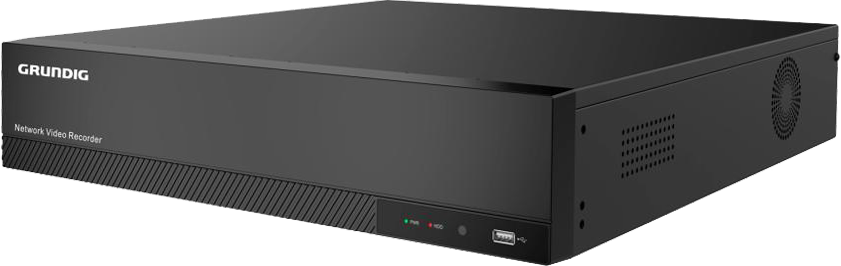 GRUNDIG GU-RN-CP8864N 64 KANAL NVR 12 MP H265+ 4K E-SATA DESTEKLİ 8X12TB HDD R.