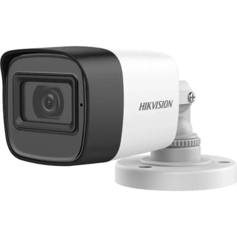 Hikvision DS-2CE16H0T-ITPFS 5MP HD-TVI Bullet Kamera – Dahili Mikrofon, 25m IR, IP67