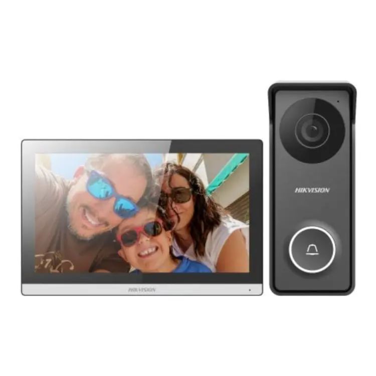 Model: DS-KIS313-P HIKVISION DS-KIS313-P 7" Hibrit HD İnterkom Kiti