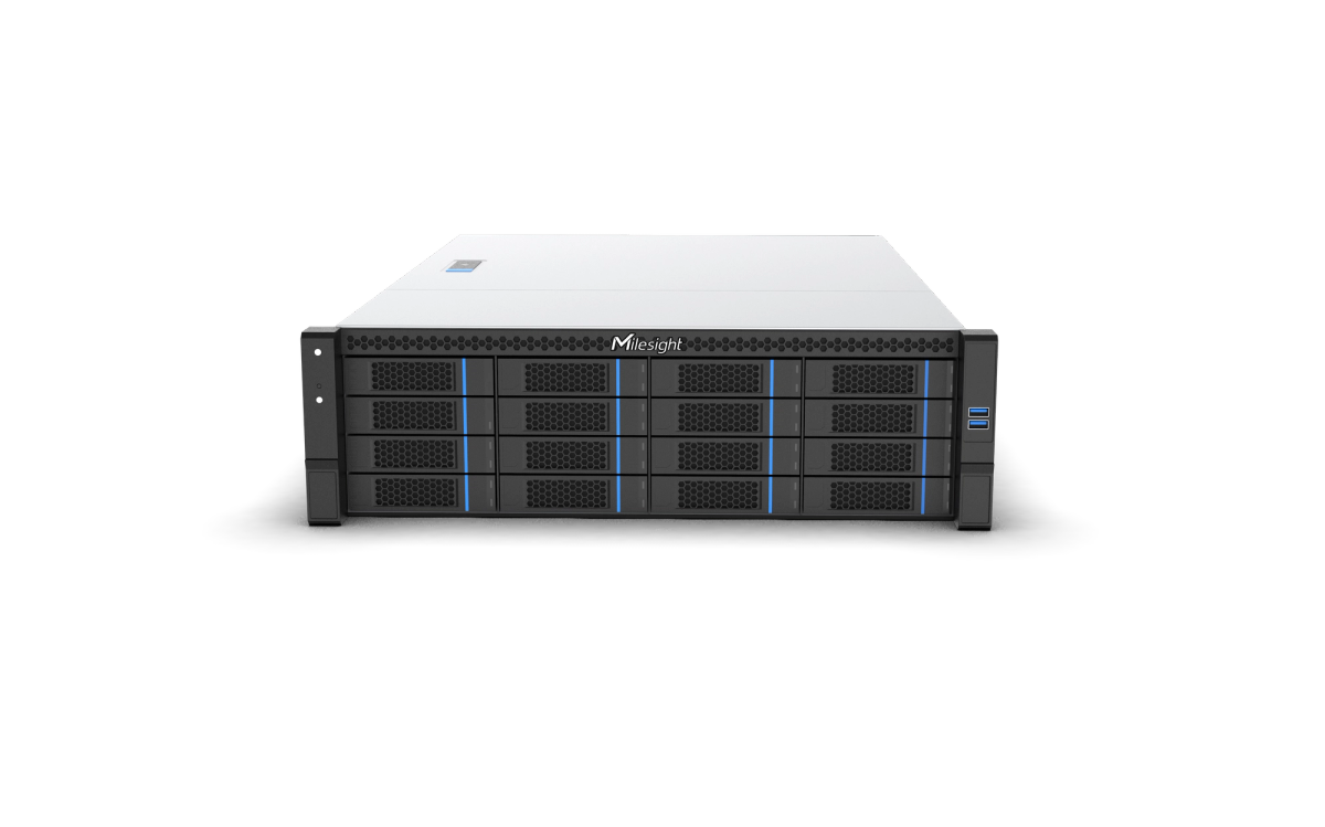 MILESIGHT VE1604-A1 64 KANAL DAHİLİ MILESIGHT LİSANS 16 * 20TB HDD DESTEKLİ SUNUCU TABANLI HOTSWAP ENTERPRISE NVR DM