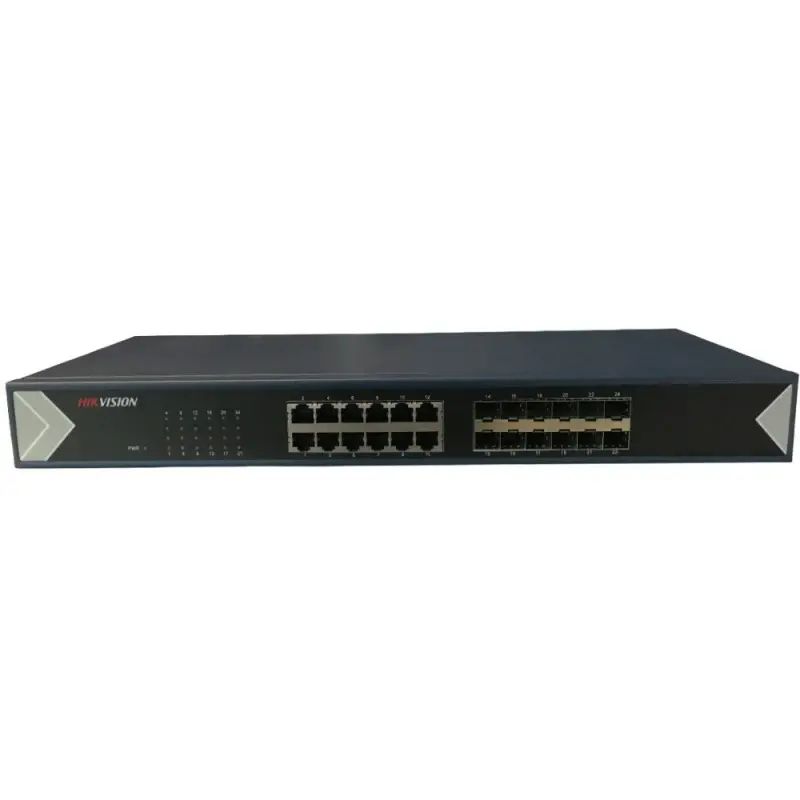 Model: DS-3E0524TF HIKVISION DS-3E0524TF 12 PORT RJ45 GIGABIT+12 PORT SFP GIGABIT L2 RACKMOUNT SWITCH