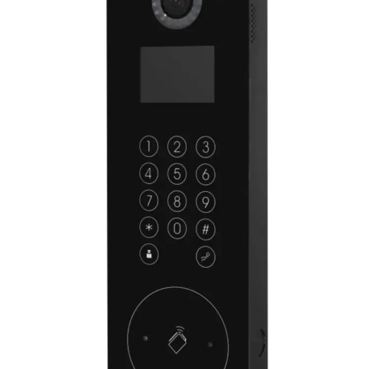 Model: DS-KD8103-E6 Hikvision DS-KD8103-E6 IP Görüntülü Diafon Dış Panel – 2MP Kamera, Kart & Şifreli Geçiş