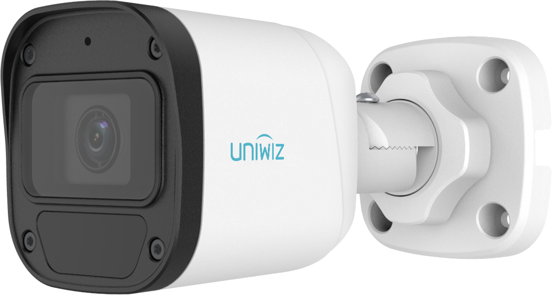 UNIWIZ IPC-B124-APF28K 4.0 MP 2,8 MM LENS H.265 IP67 DAHİLİ MİKROFON PLASTİK BULLET IP KAMERA