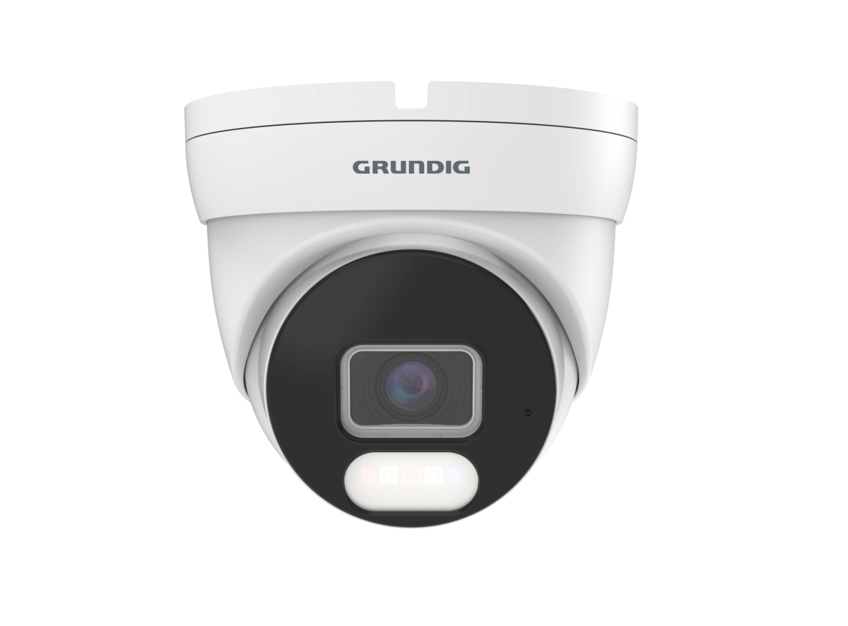 GRUNDIG GU-CI-AC4614E 4.0 MP 2,8 MM LENS DAHİLİ MİKROFONLU AI H265 WHITE + IR DOME IP KAMERA R.