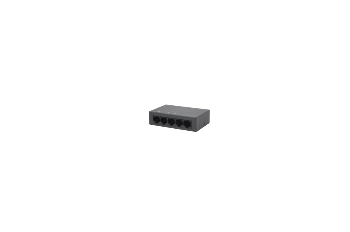 VIDEOPARK VP-SW05 5 PORT 10/100 ETHERNET SWITCH METAL KASA HARİCİ POWER DC5V 1A