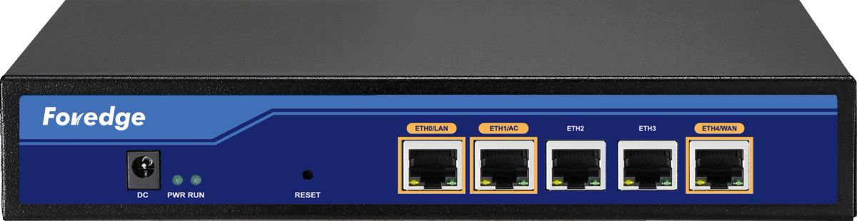 FOREDGE AC60 WIRELESS ACCESS CONTROL CİHAZI WAN:1*1000Mbps LAN:4*1000Mbps CLOUD DESTEKLİ A.