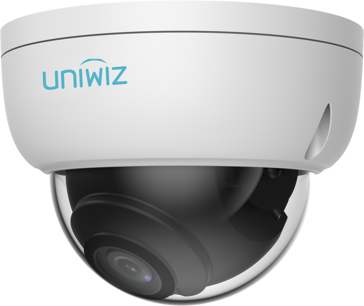 UNIWIZ IPC-D124-PF28 4.0 MP 2,8 MM LENS H.265 IP67 IK10 PLASTİK DOME IP KAMERA