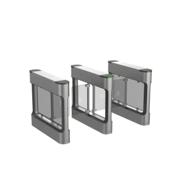 Model: DS-K3B411BLX-M Hikvision DS-K3B411BLX-M Orta Modül Kanatlı Turnike | Geçiş Kontrol Sistemi