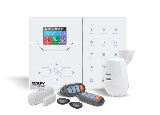 SPY SP-201IP DAHİLİ TCP-IP DESTEKLİ KABLOSUZ ALARM SETİ (1PIR,1MC,2KMD.)