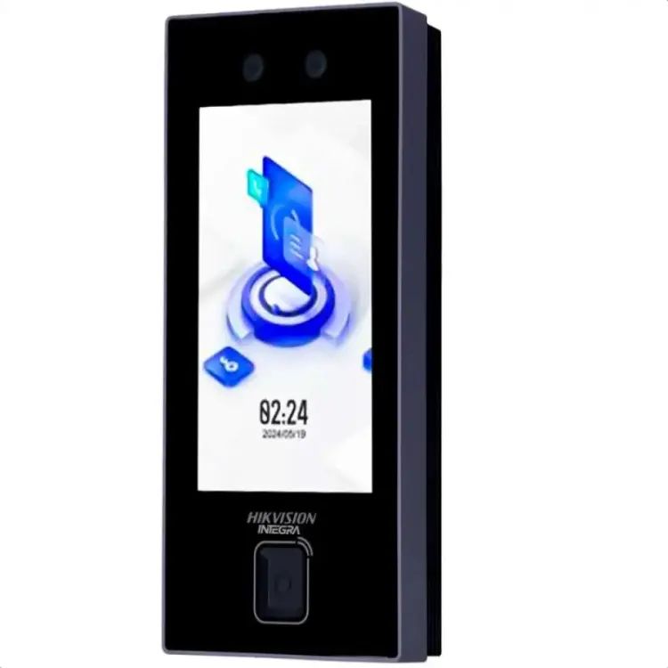 Model: DS-K1T344MBWX-QRE1 Hikvision DS-K1T344MBWX-QRE1 Yüz Tanıma, Parmak İzi, Kart ve QR Kod Destekli Personel Devam Kontrol ve Geçiş Kontrol Terminali
