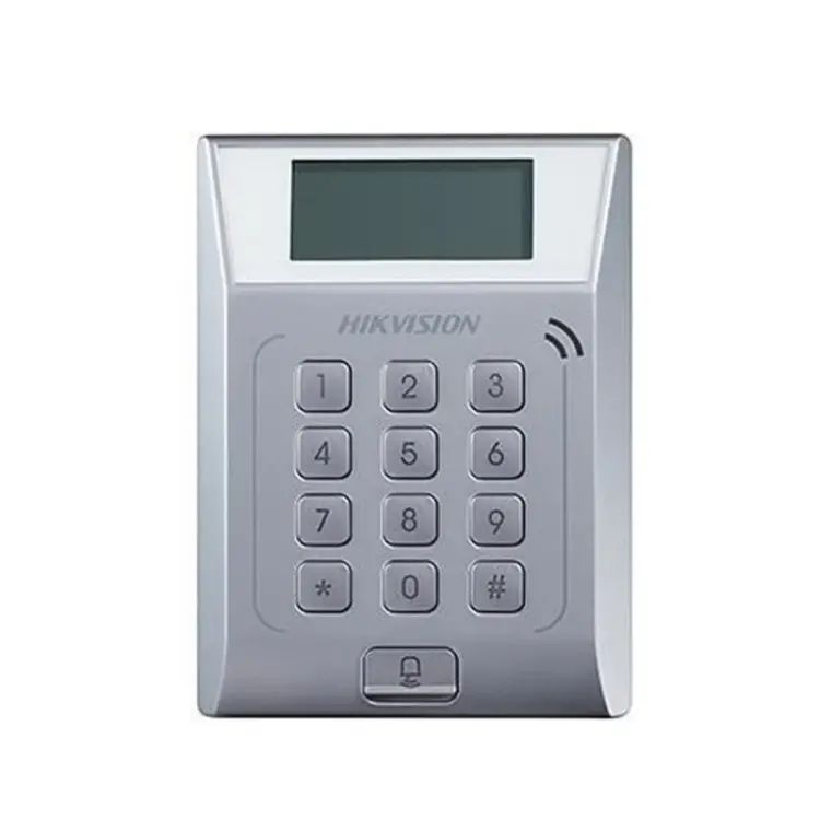 Model: DS-K1T802M Hikvision DS-K1T802M Kartlı Geçiş Terminali – Mifare Kart + Şifre, TCP/IP Erişim Kontrol