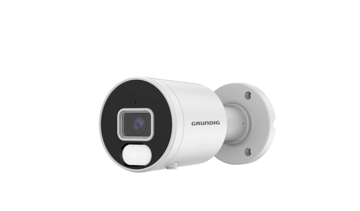 GRUNDIG GU-CI-AC4614T 4.0 MP 2,8 MM LENS DAHİLİ MİKROFONLU AI H265 WHITE + IR BULLET IP KAMERA R.