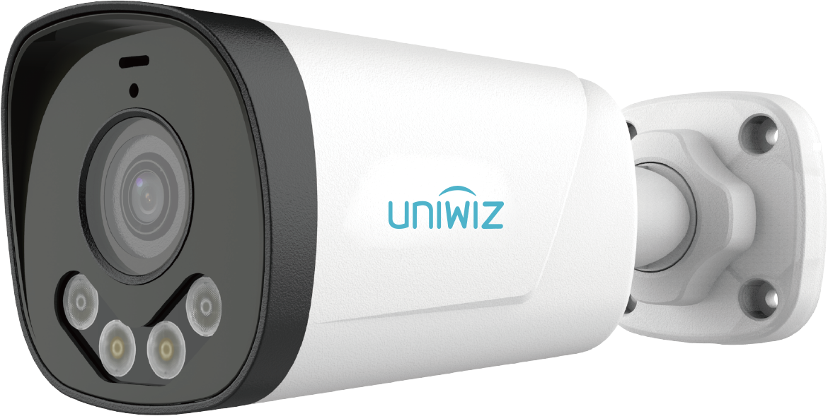 UNIWIZ IPC-B233-APF40W 3.0 MP 3,6 MM LENS DUAL LIGHT H.265 IP67 DAHİLİ MİKROFON PLASTİK METAL IP BULLET KAMERA