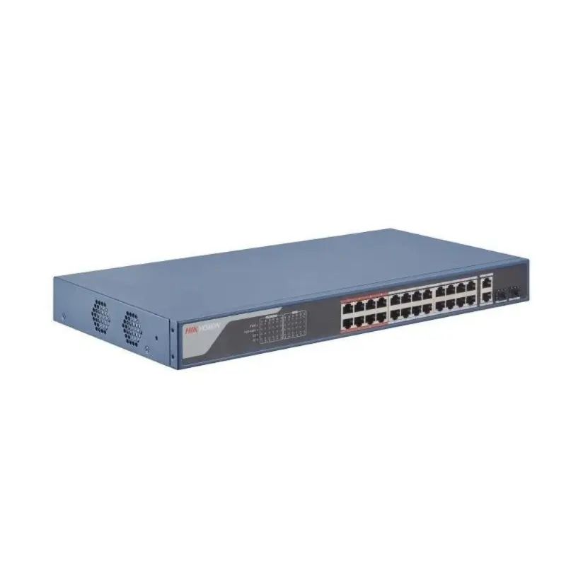 Model: DS-3E1326P-EI HIKVISION DS-3E1326P-EI 24 PORT 10/100 24 PORT POE 2 PORT GBIT UPLINK 370W YONETILEBILIR SWITCH