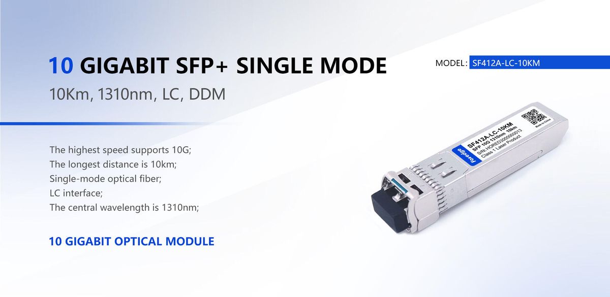 FOREDGE SF412A-LC-10KM 10G SINGLE MODE SFP MODULE DM 30