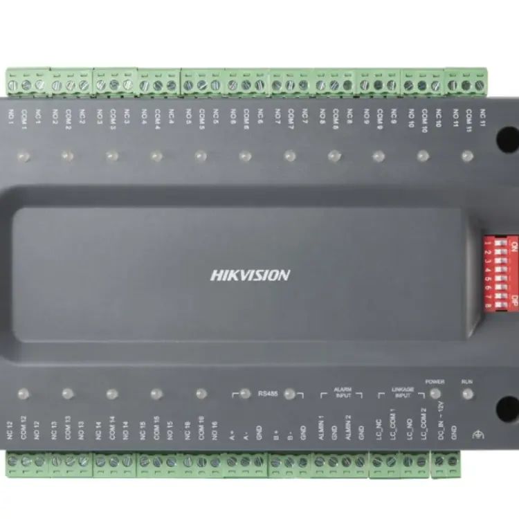 Model: DS-K2M0016A Hikvision DS-K2M0016A Asansör Kontrol Slave Modül – 16 Röle Çıkışlı Kat Kontrol Ünitesi