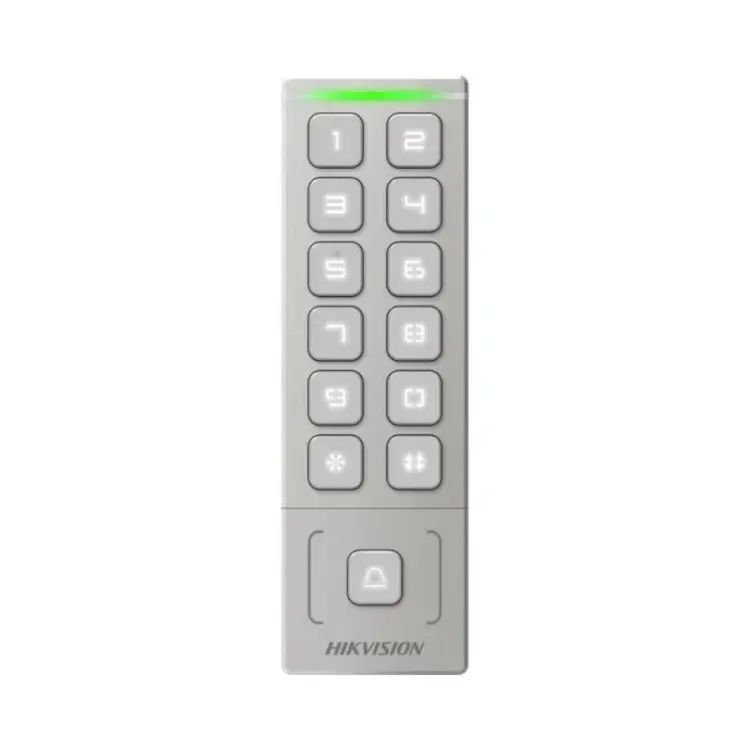 Model: DS-K1T809MWX Hikvision DS-K1T809MWX Mifare Kart + Şifreli Bağımsız Geçiş Kontrol Terminali (Wi-Fi Destekli)