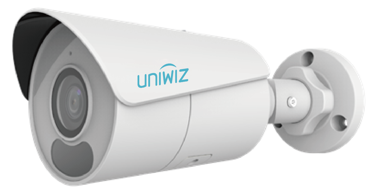 UNIWIZ IPC-B128-APF28KM 8.0 MP 2,8 MM LENS H.265 IP67 T-WDR DAHİLİ MİKROFON METAL BULLET IP KAMERA
