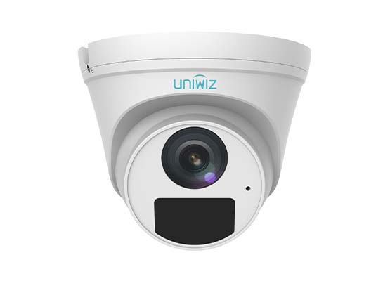 UNIWIZ IPC-T124-APF28K 4.0MP 2,8 MM LENS H.265 IP67 DAHİLİ MİKROFON PLASTİK DOME IP KAMERA
