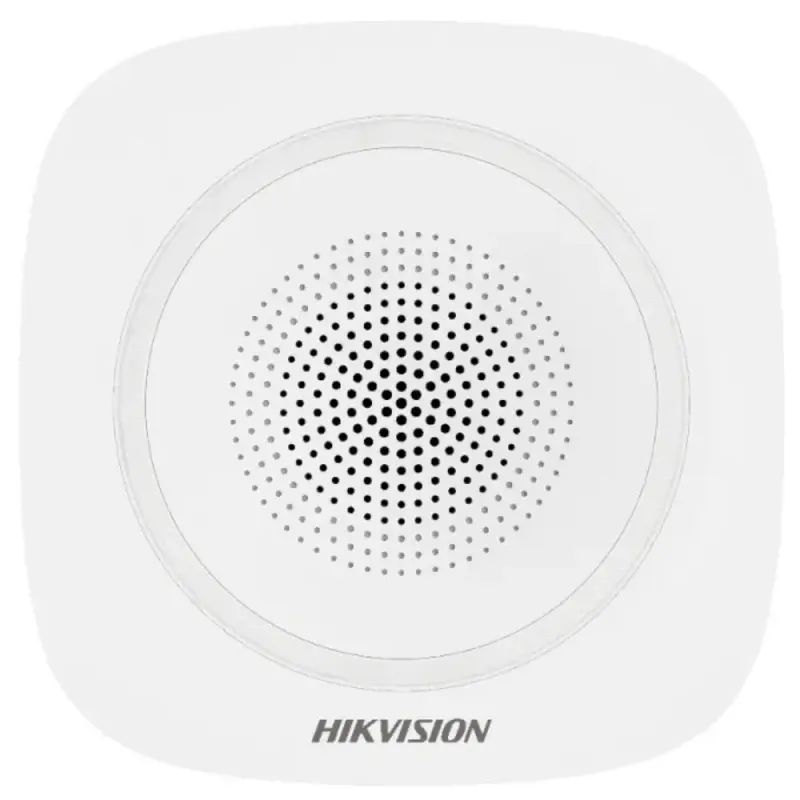 Model: DS-PS1-I-WE Hikvision DS-PS1-I-WE 868 MHz Kablosuz Dahili Siren – AX PRO