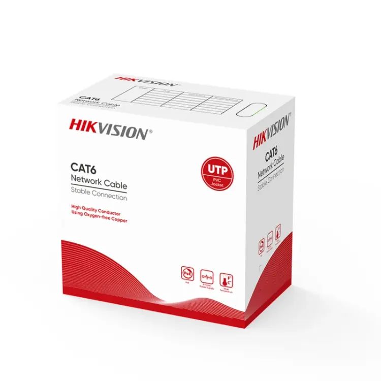 Model: DS-1LN6U-G HIKVISION DS-1LN6U-G 23AWG U/UTP 305m CAT6 Network Kablosu