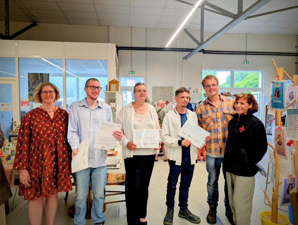 Remise des certificats de formation
