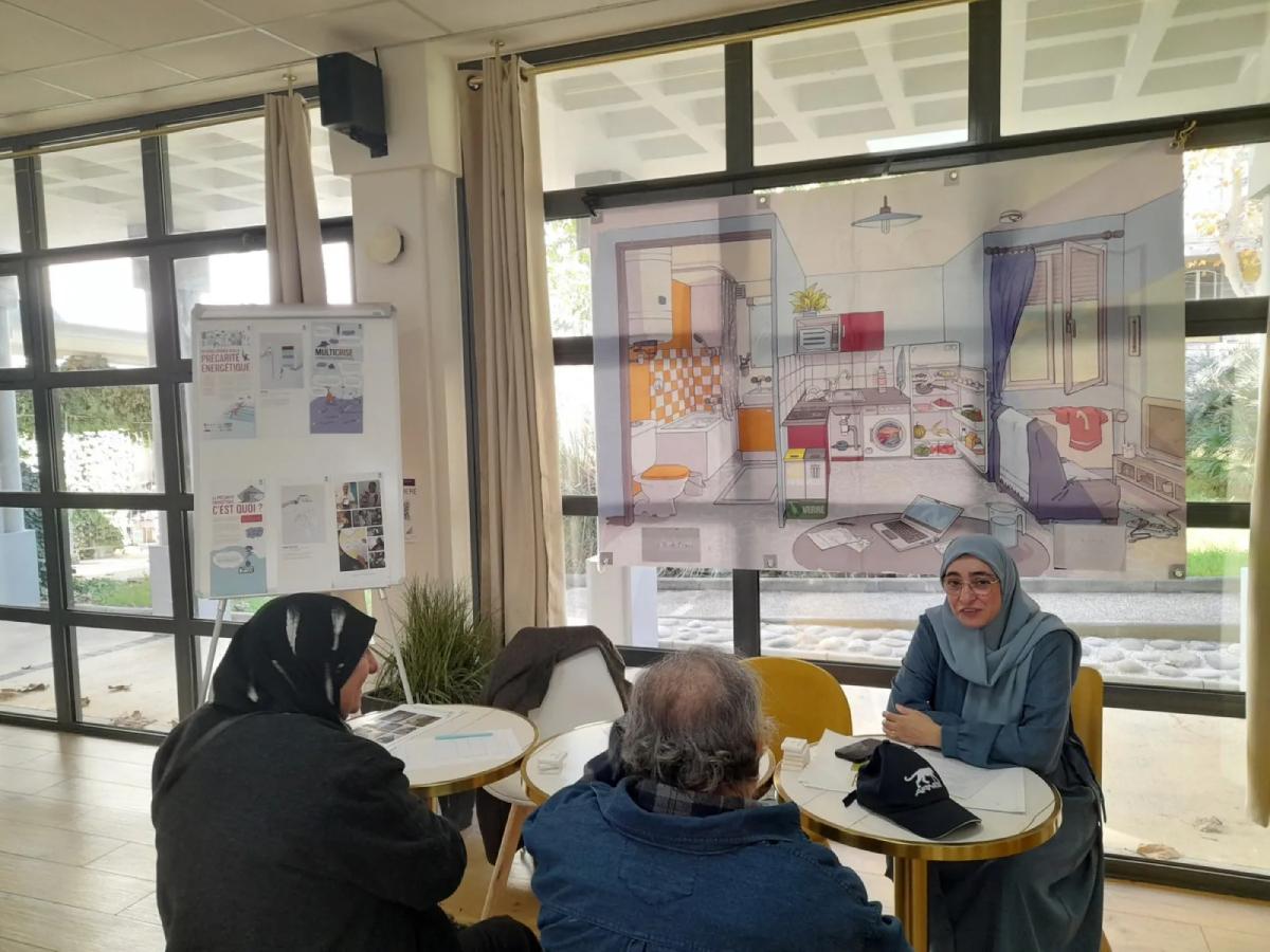 Les 4 activités présentées sur un salon