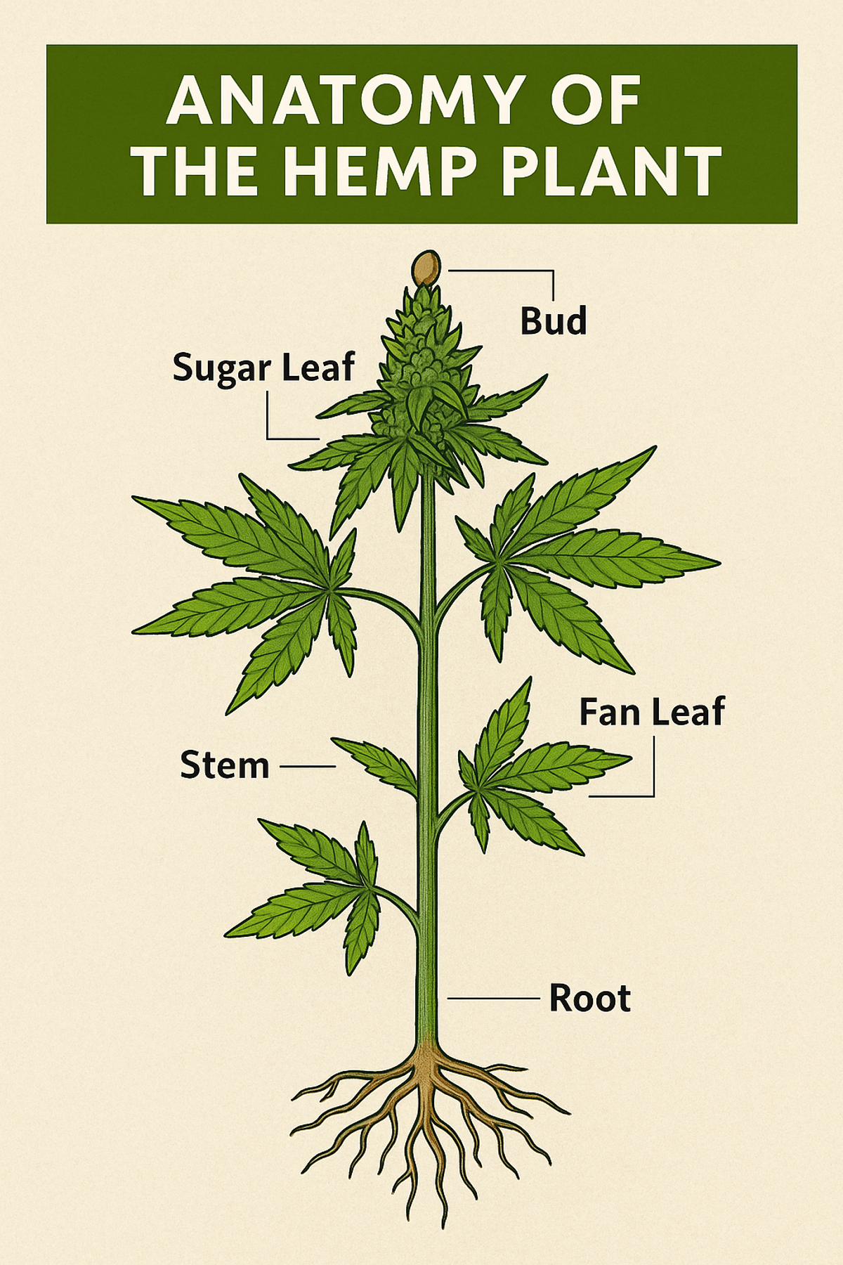 anatomy of the hemp plant