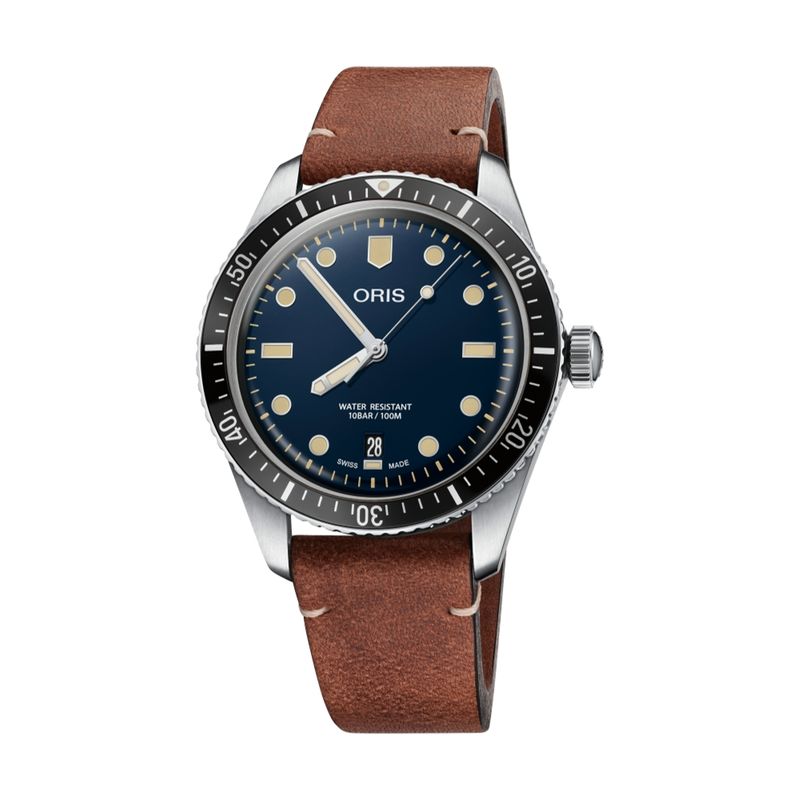 Divers Sixty-Five 40M Blue Leather