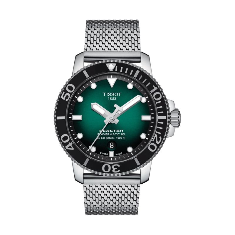 Seastar 1000 Powermatic 80 Green Gradient Dial