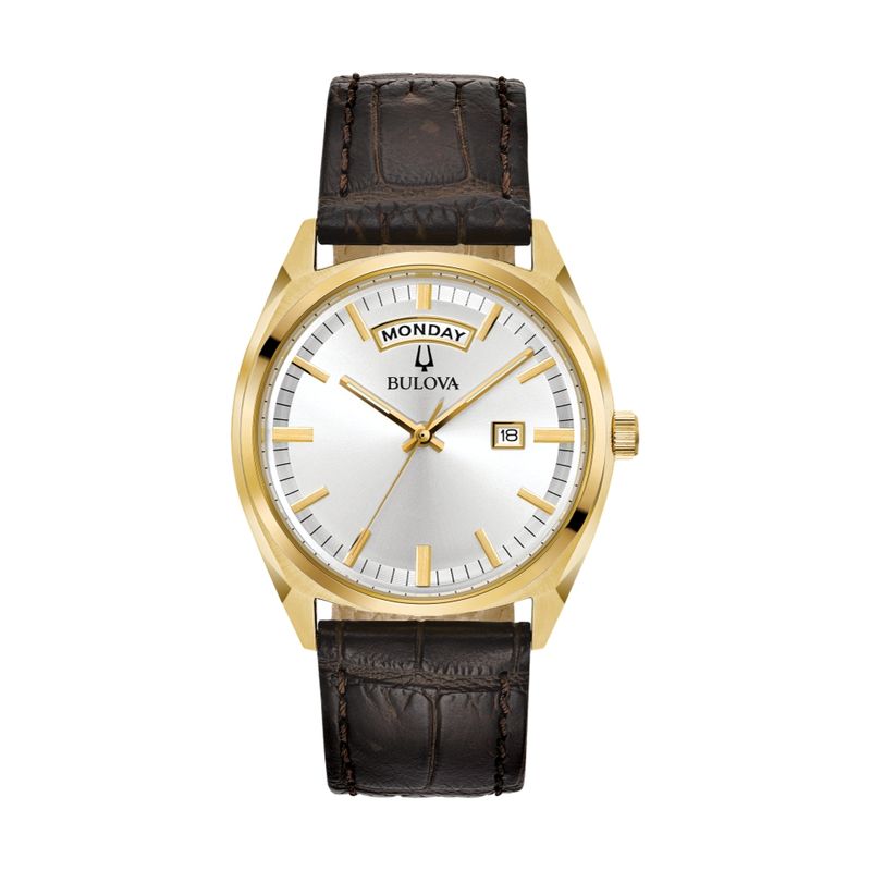 Surveyor Gold-Tone Case Silver Dial