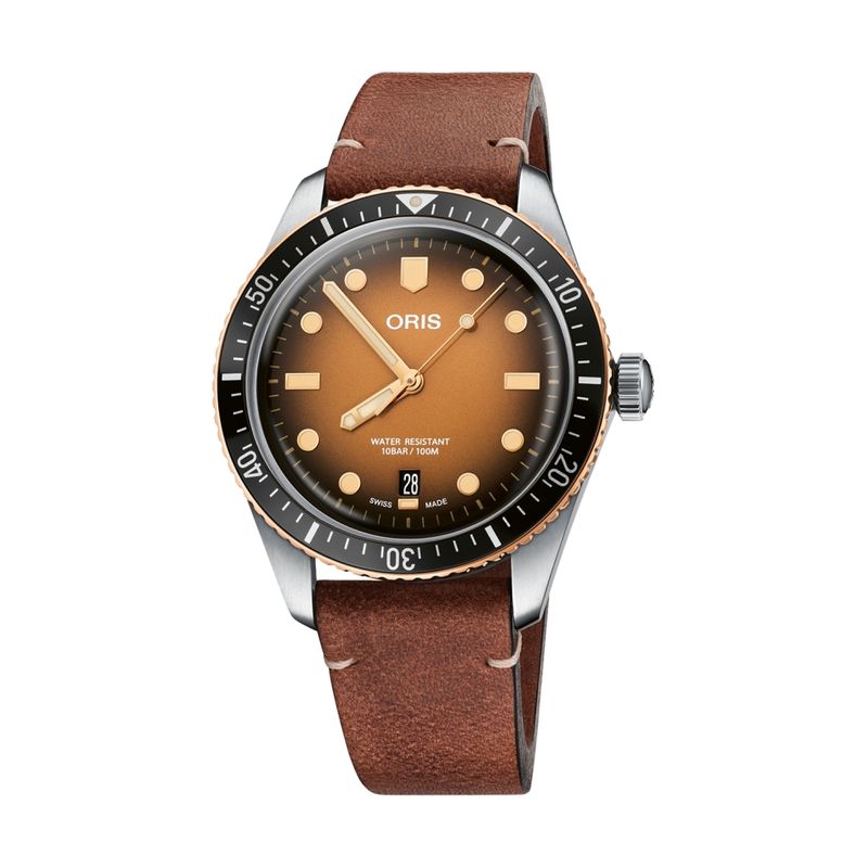 Divers Sixty-Five Steel/Bronze 40mm Brown Dial