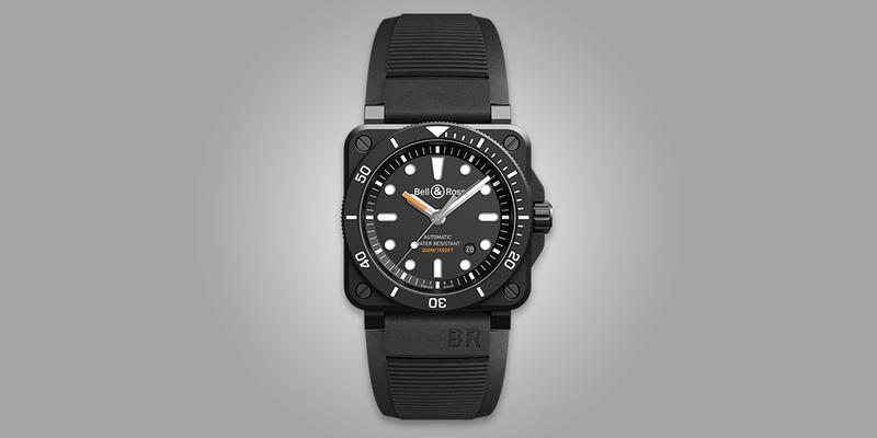 Bell&Ross BR03-92 Diver Watch with black case. 