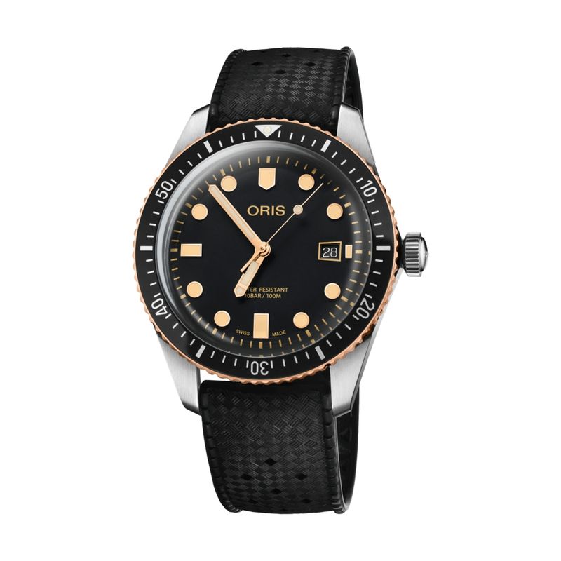 Divers Sixty-Five Steel/Bronze 42M Rubber