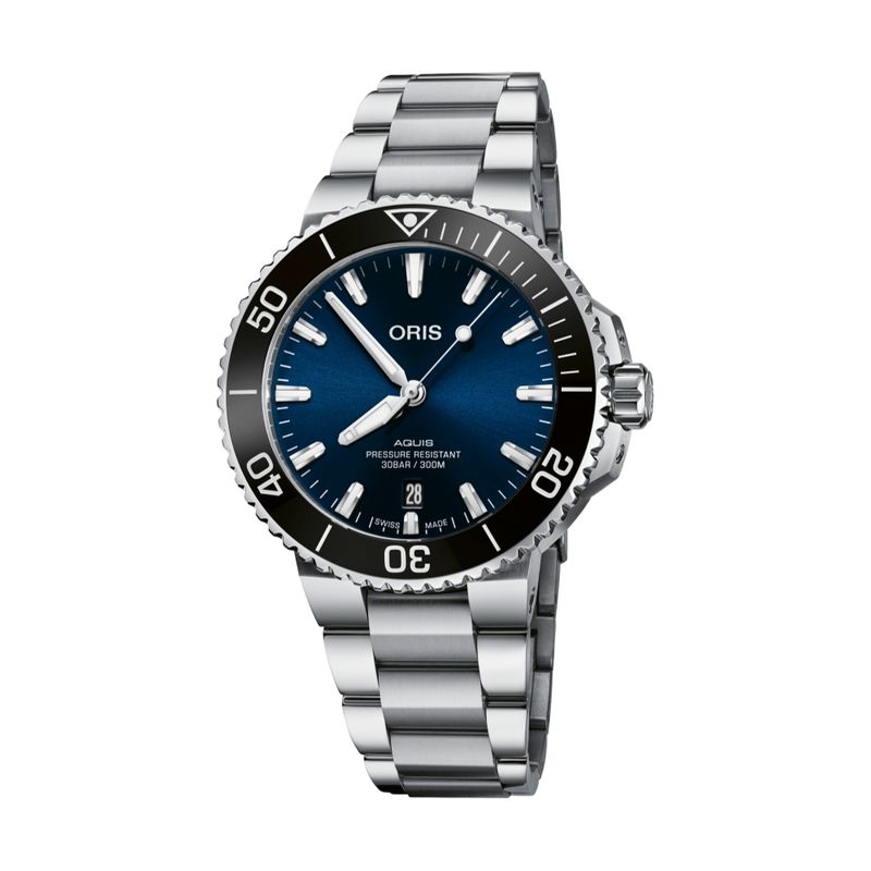 Aquis Date Blue Metal 41.5