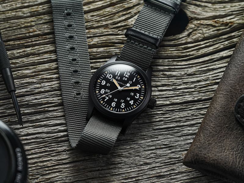 Hamilton Khaki Field Mechanical Black PVD