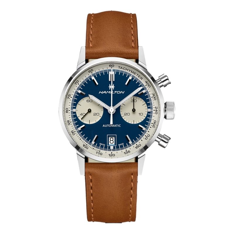 American Classic Intra-Matic Auto Chrono Blue Dial