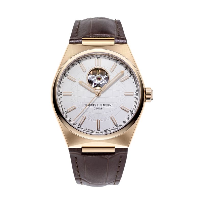 Highlife Heart Beat Silver Dial Rose Gold-Plated Case