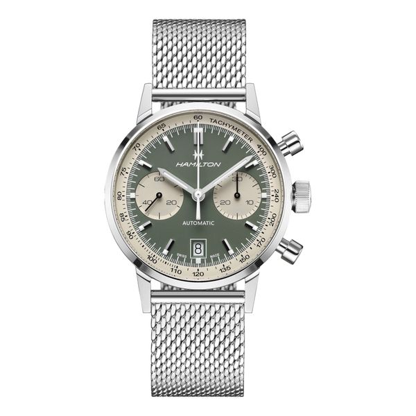 American Classic Intra-Matic Auto Chrono 40mm Green Dial