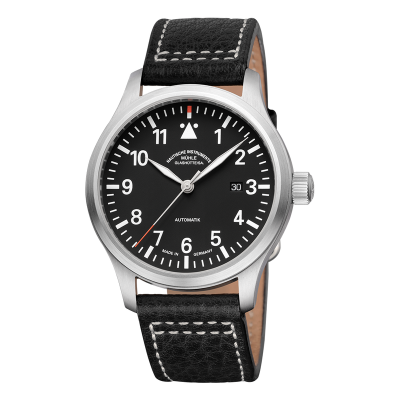 Terrasport I Black Dial Leather Strap